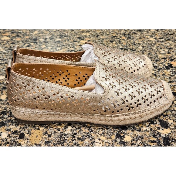 Patricia Nash Elena Espadrille Women's Flats Pale Gold - Size 8 - Picture 3 of 13